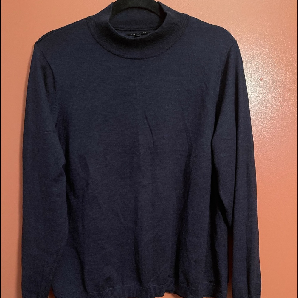 Sweater Navy Blue,Size 2x,Twin Hill Brand Name